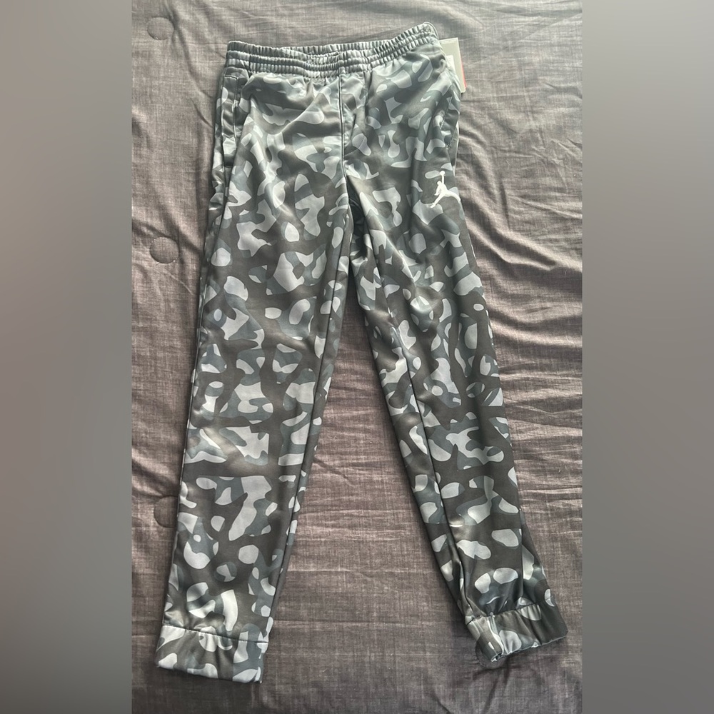 Camoflauge Jordan Joggers Kids Size Medium